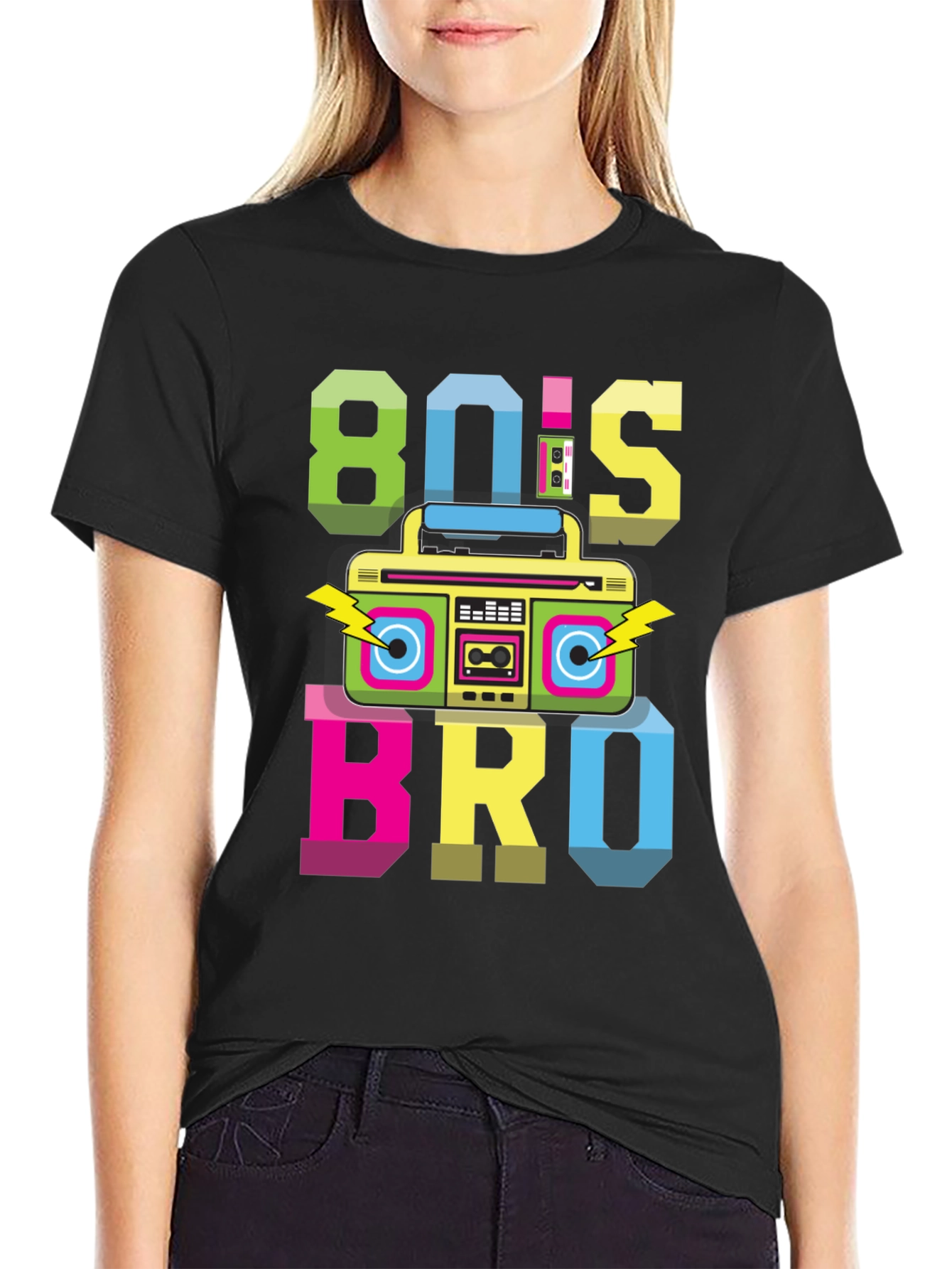 80s Bro Graphic T-Shirt
