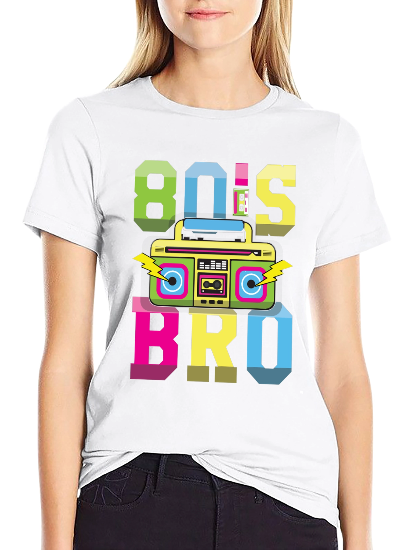 80s Bro Graphic T-Shirt