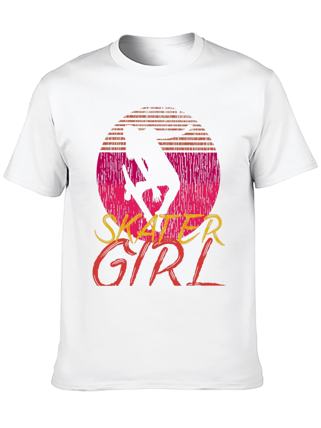 Skater Girl Tee - Retro Style Graphic T-Shirt