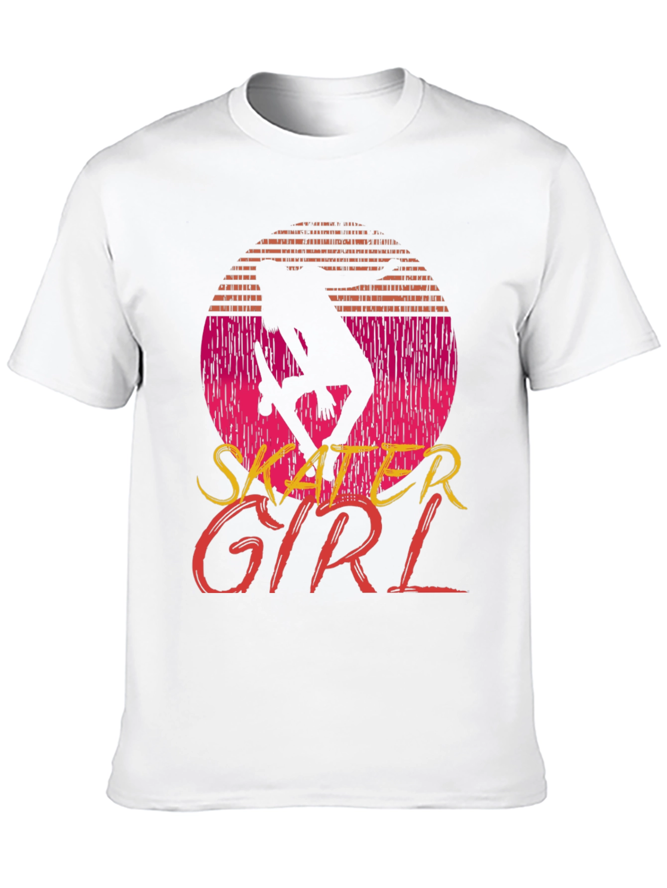 Skater Girl Tee - Retro Style Graphic T-Shirt