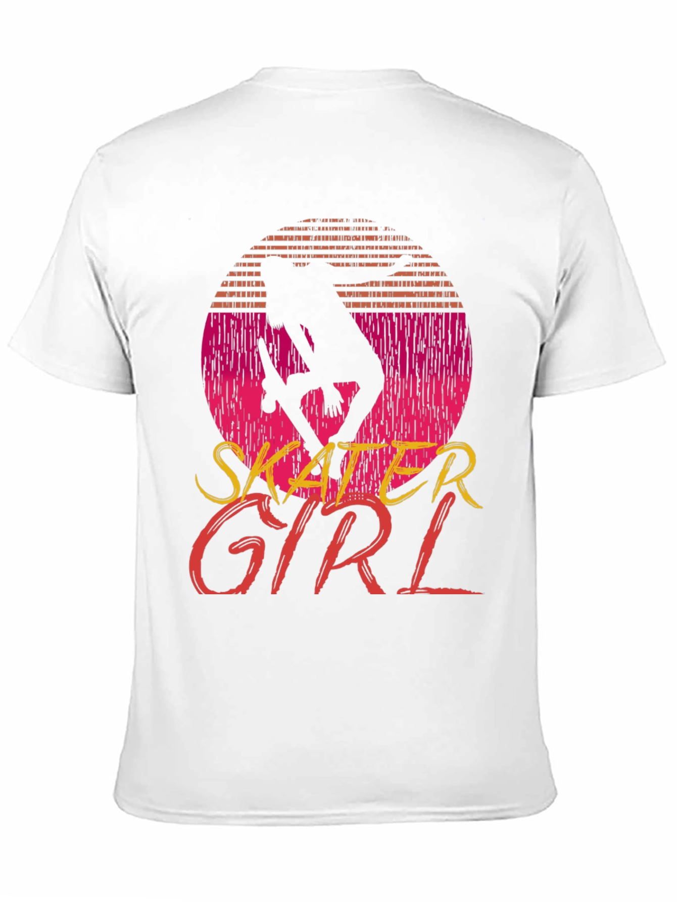 Skater Girl Tee - Retro Style Graphic T-Shirt