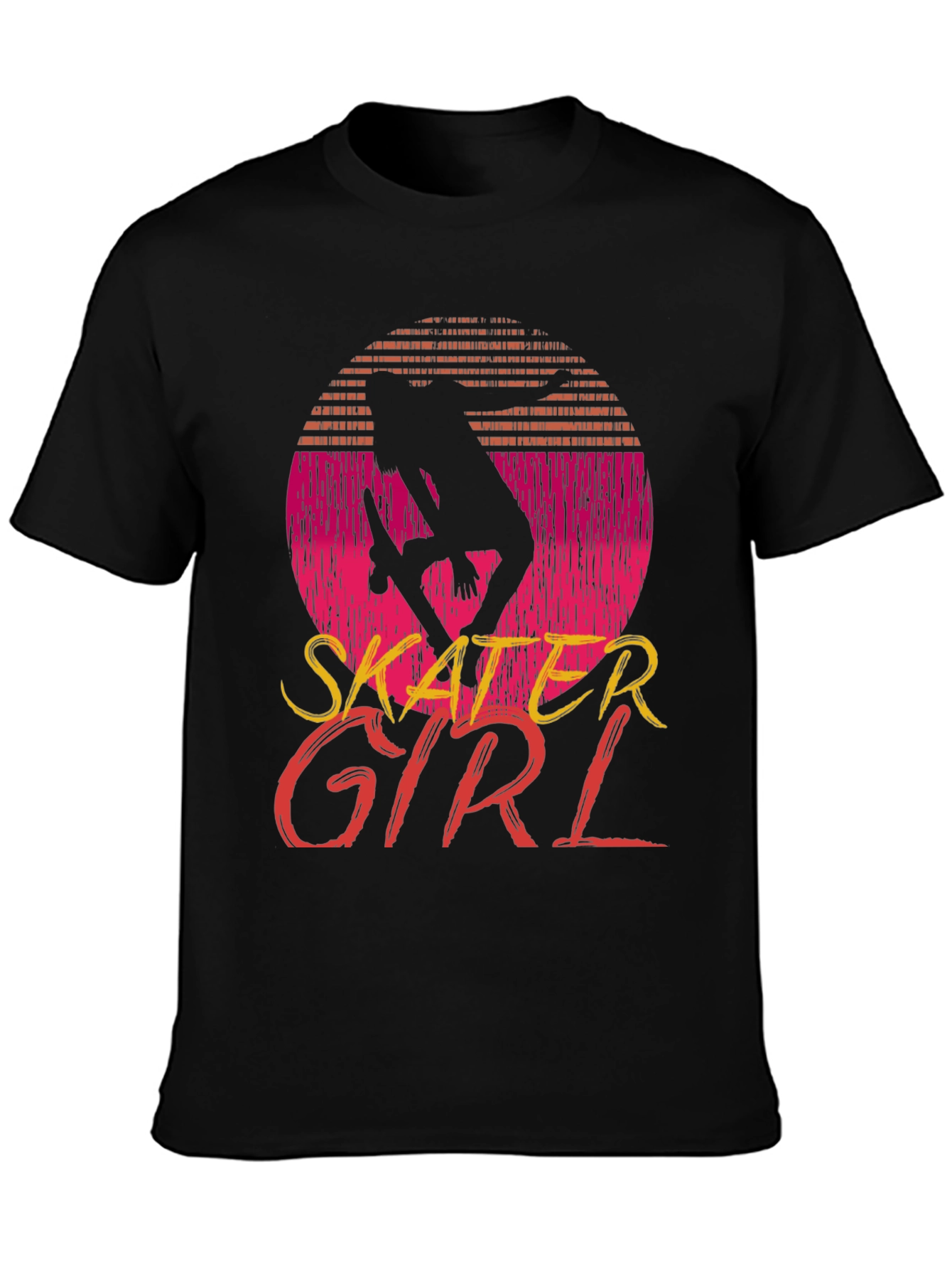 Skater Girl Tee - Retro Style Graphic T-Shirt