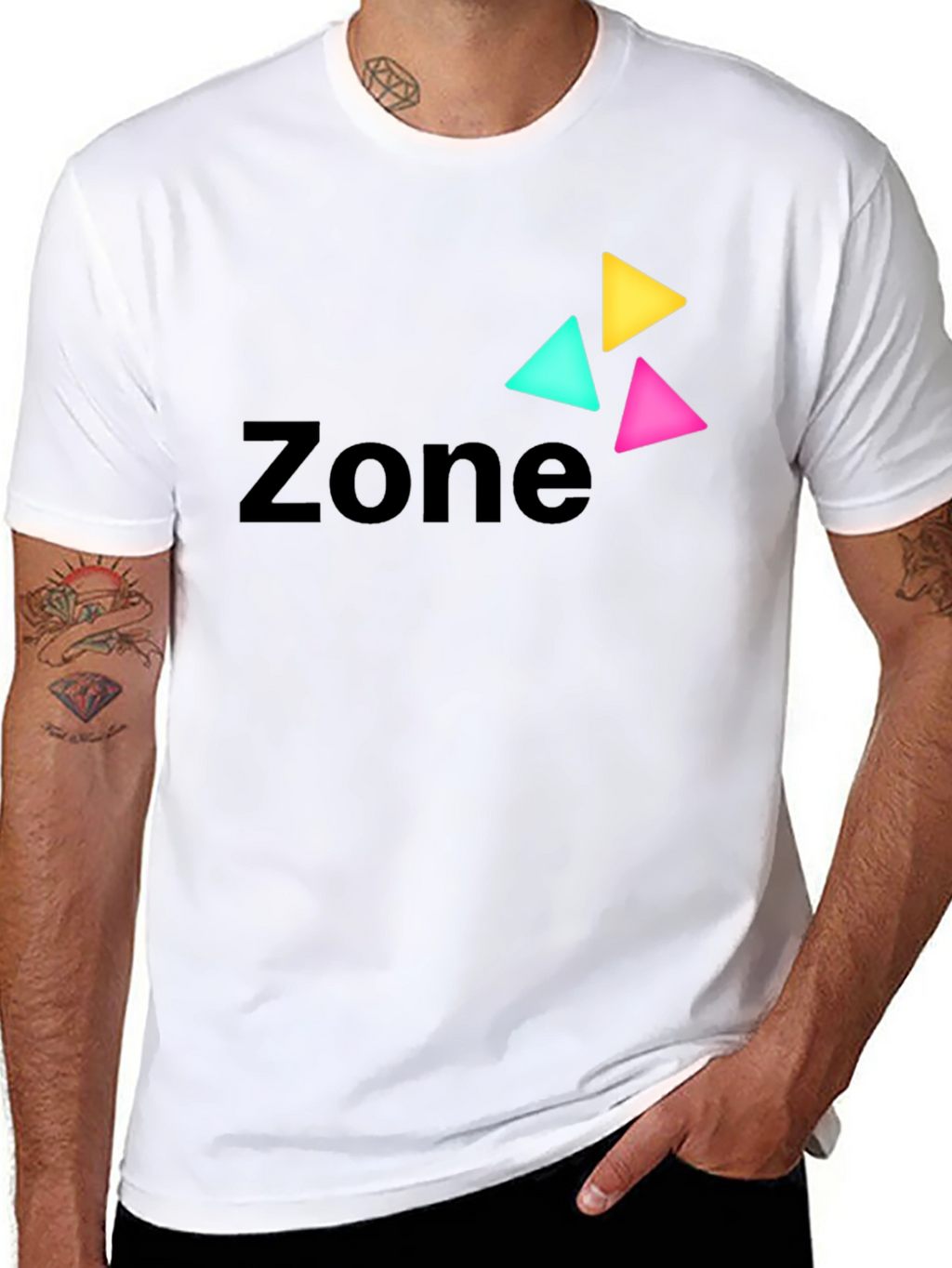 Zone Logo Black T-Shirt