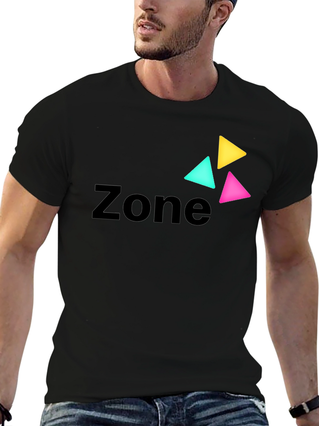 Zone Logo Black T-Shirt