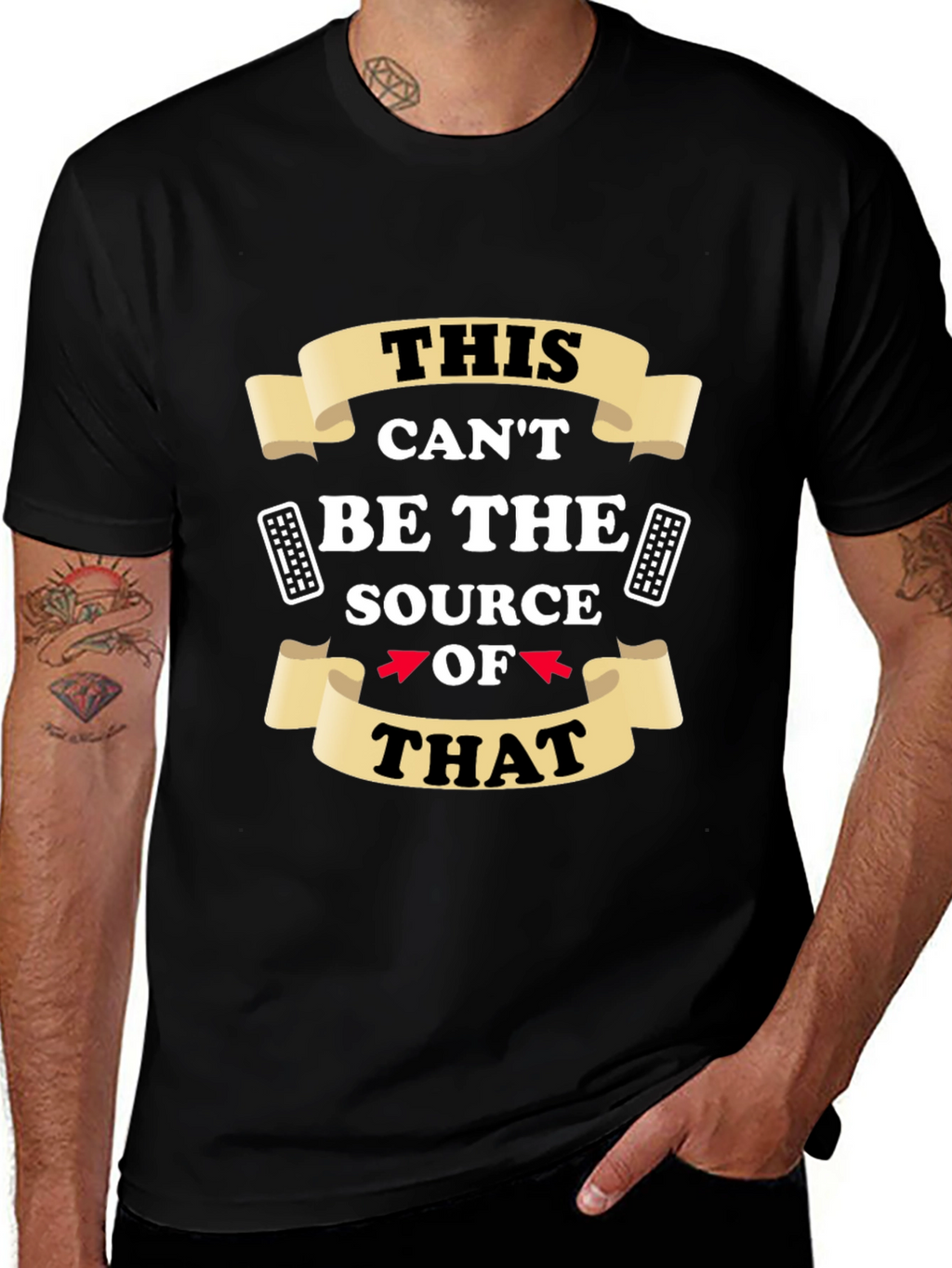 Funny This Cant Be The Source Graphic T-Shirt