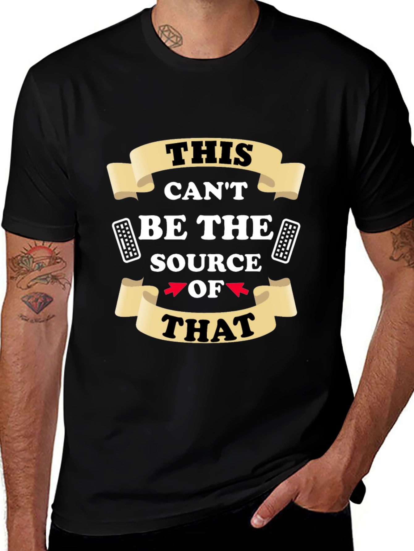 Funny This Cant Be The Source Graphic T-Shirt