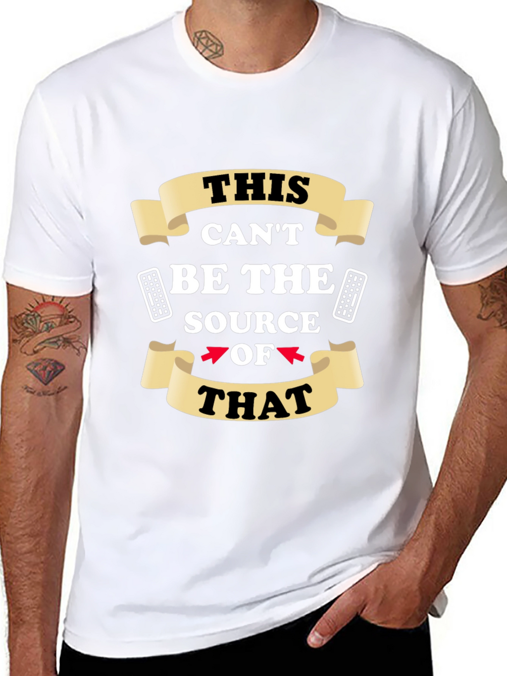 Funny This Cant Be The Source Graphic T-Shirt