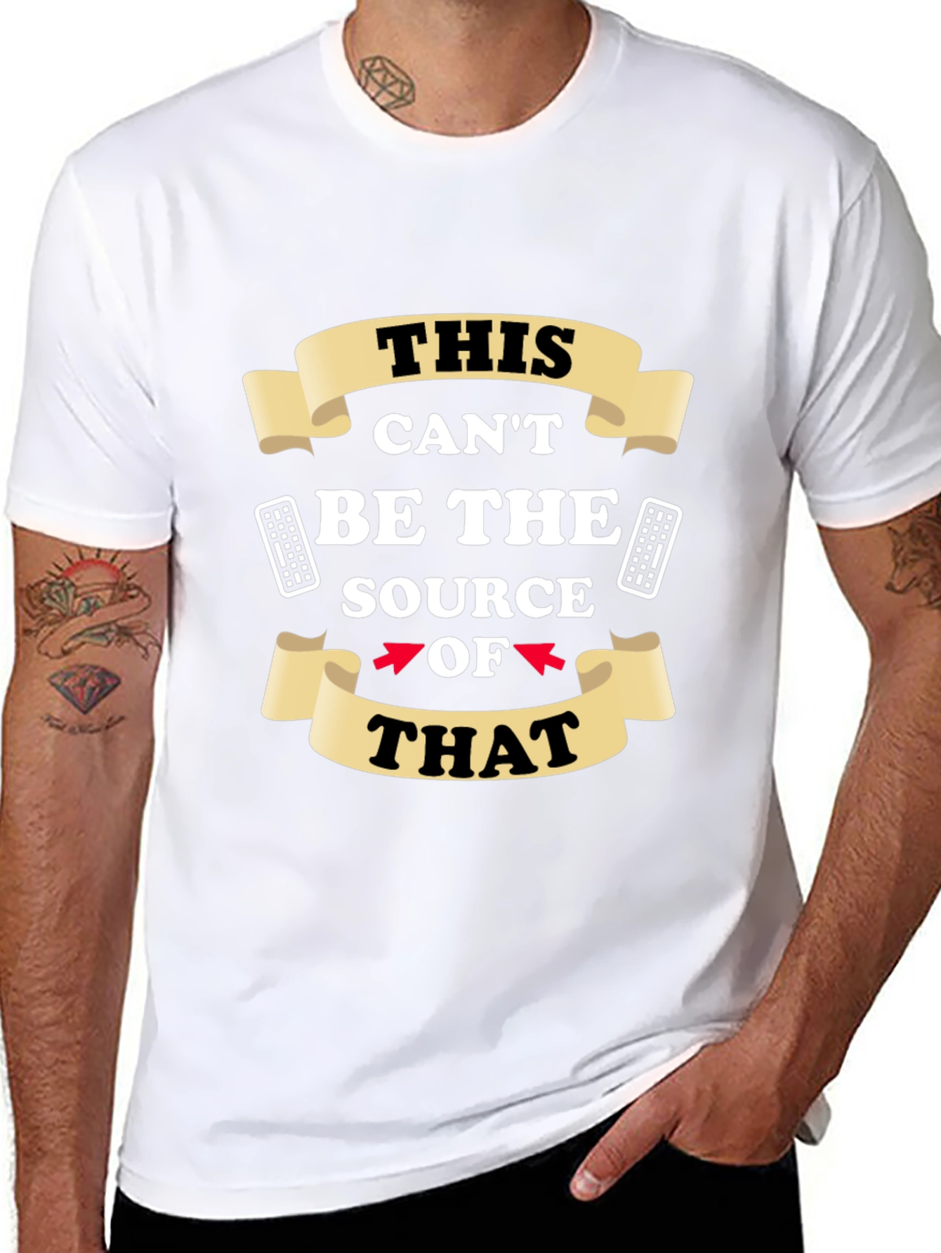 Funny This Cant Be The Source Graphic T-Shirt