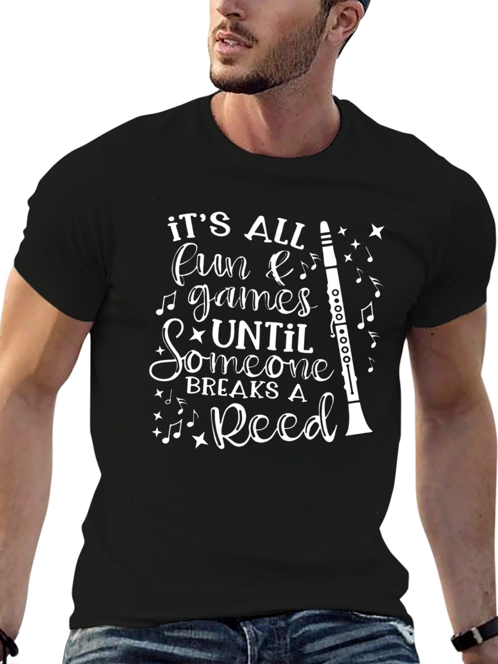 Funny Clarinet Player T-Shirt