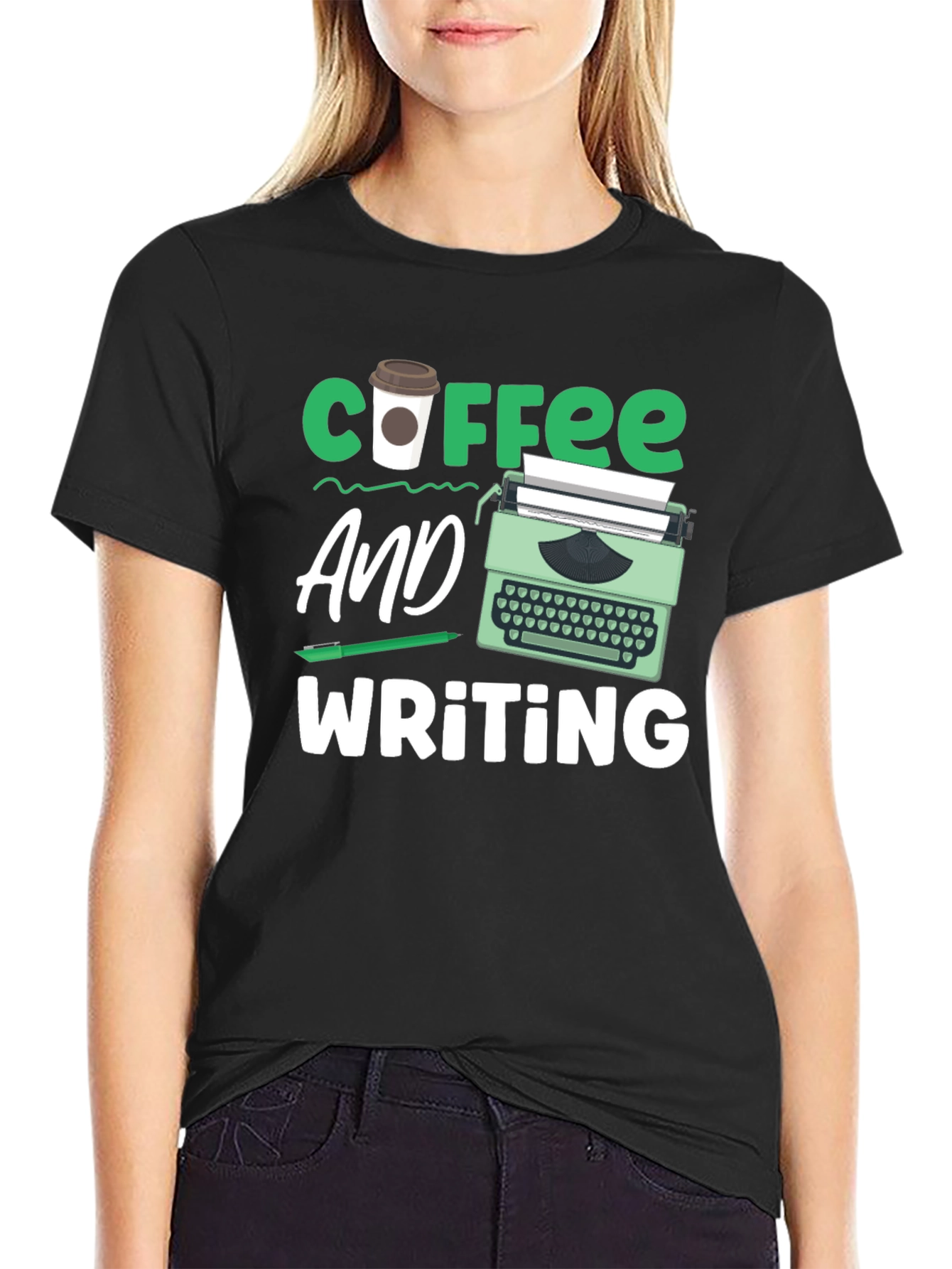 Coffee & Writing T-Shirt - Writers Gift