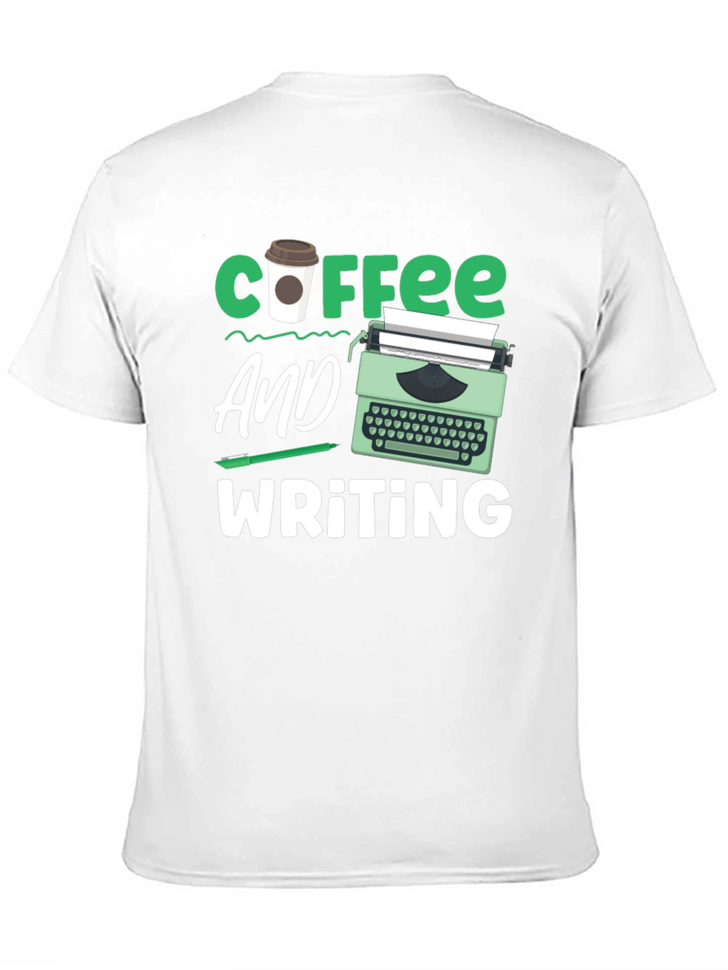 Coffee & Writing T-Shirt - Writers Gift