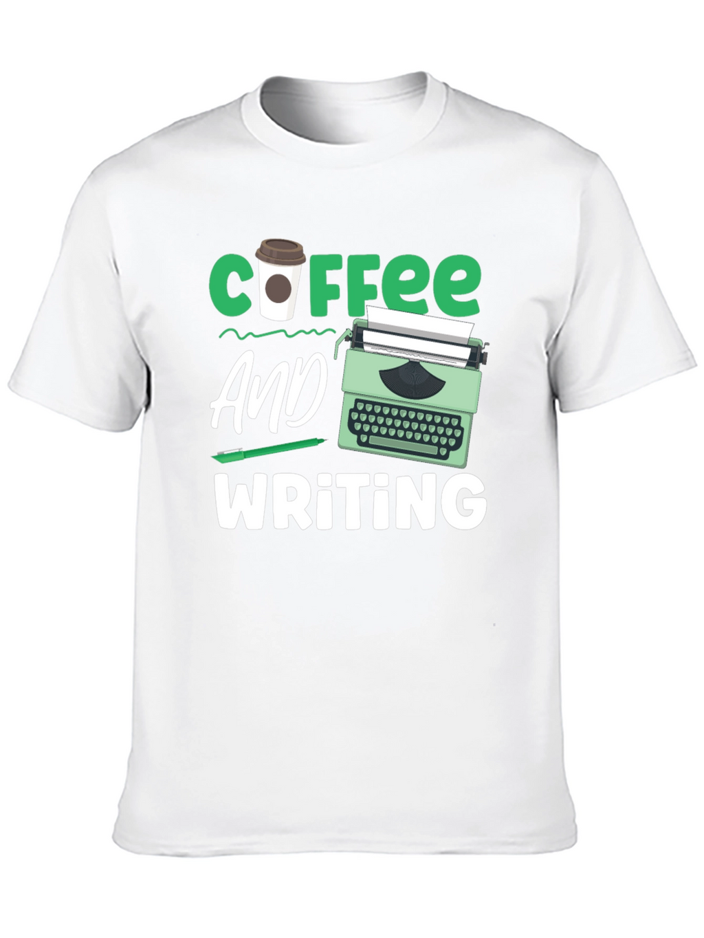 Coffee & Writing T-Shirt - Writers Gift