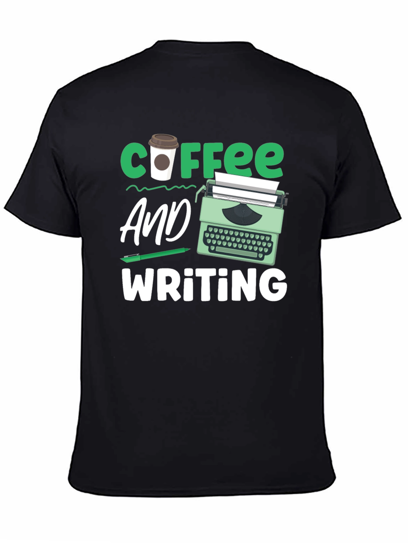 Coffee & Writing T-Shirt - Writers Gift