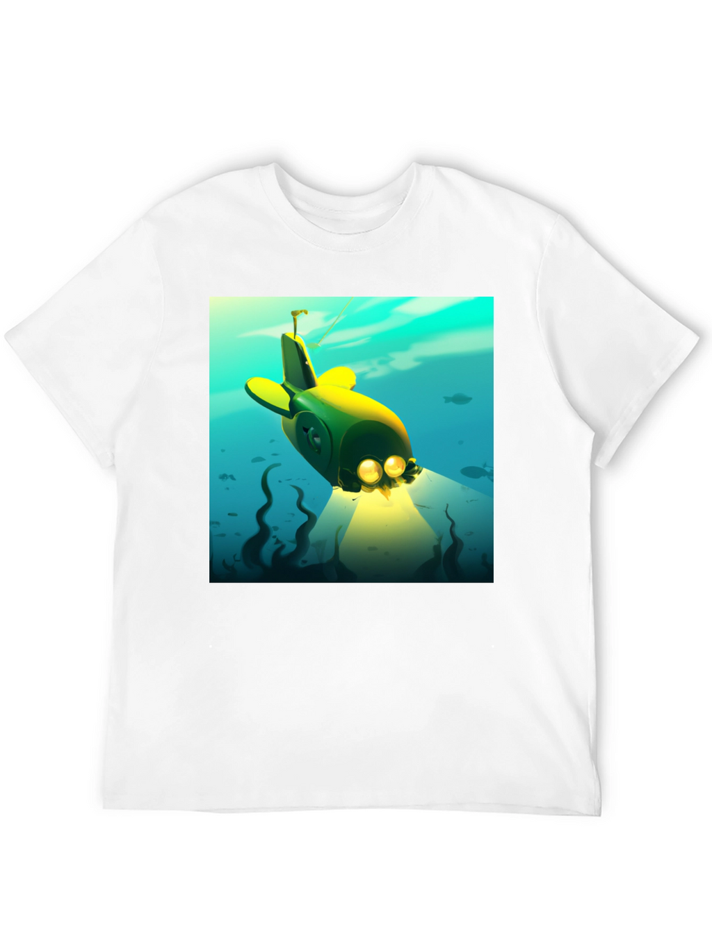 Cartoon Submarine Graphic Tee
