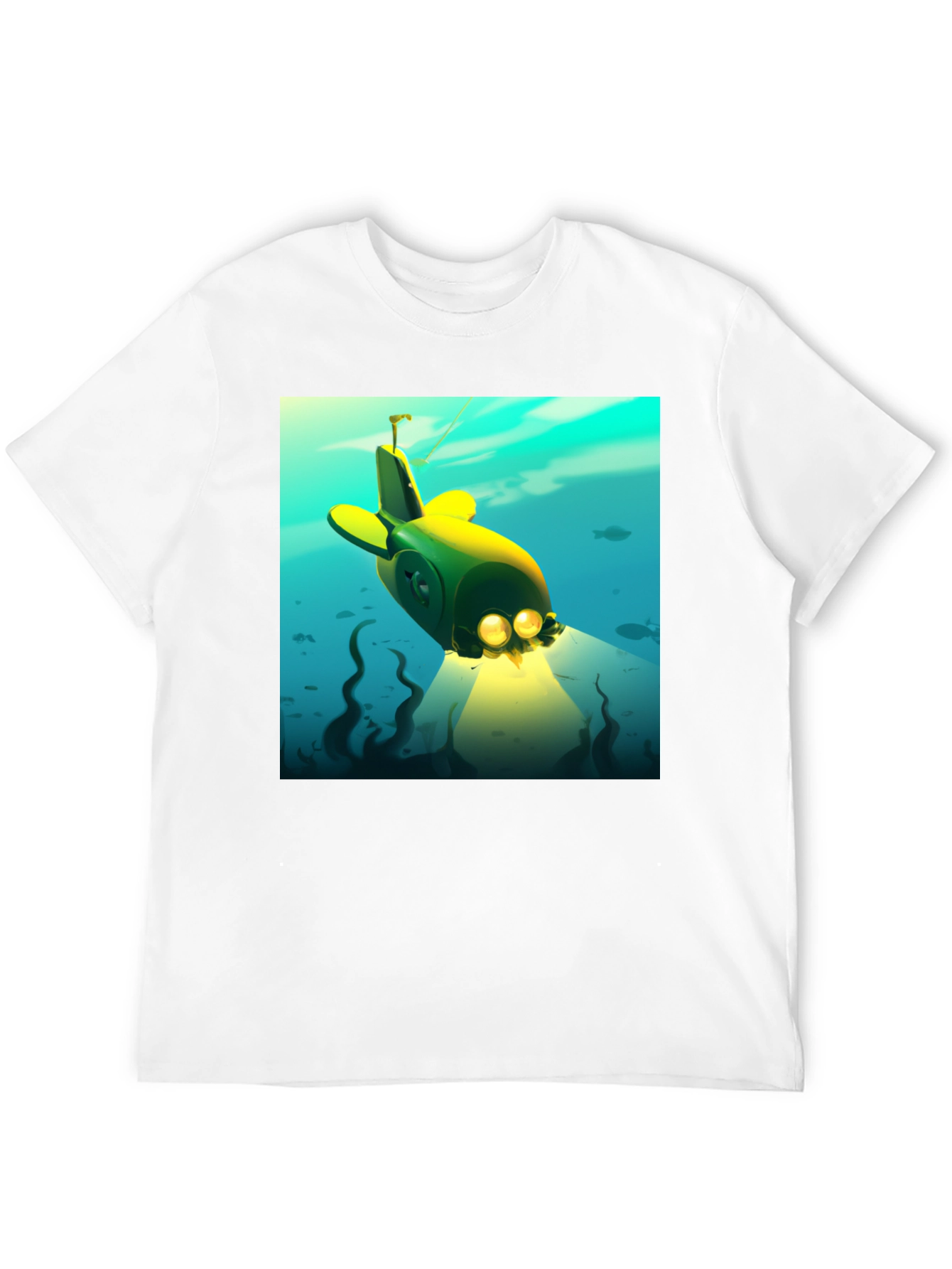 Cartoon Submarine Graphic Tee