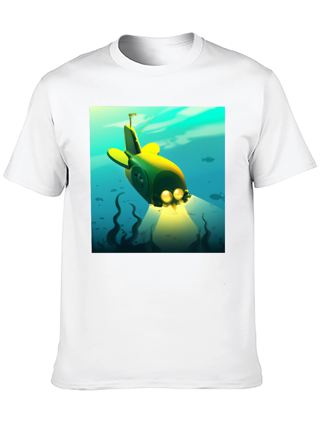 Cartoon Submarine Graphic Tee