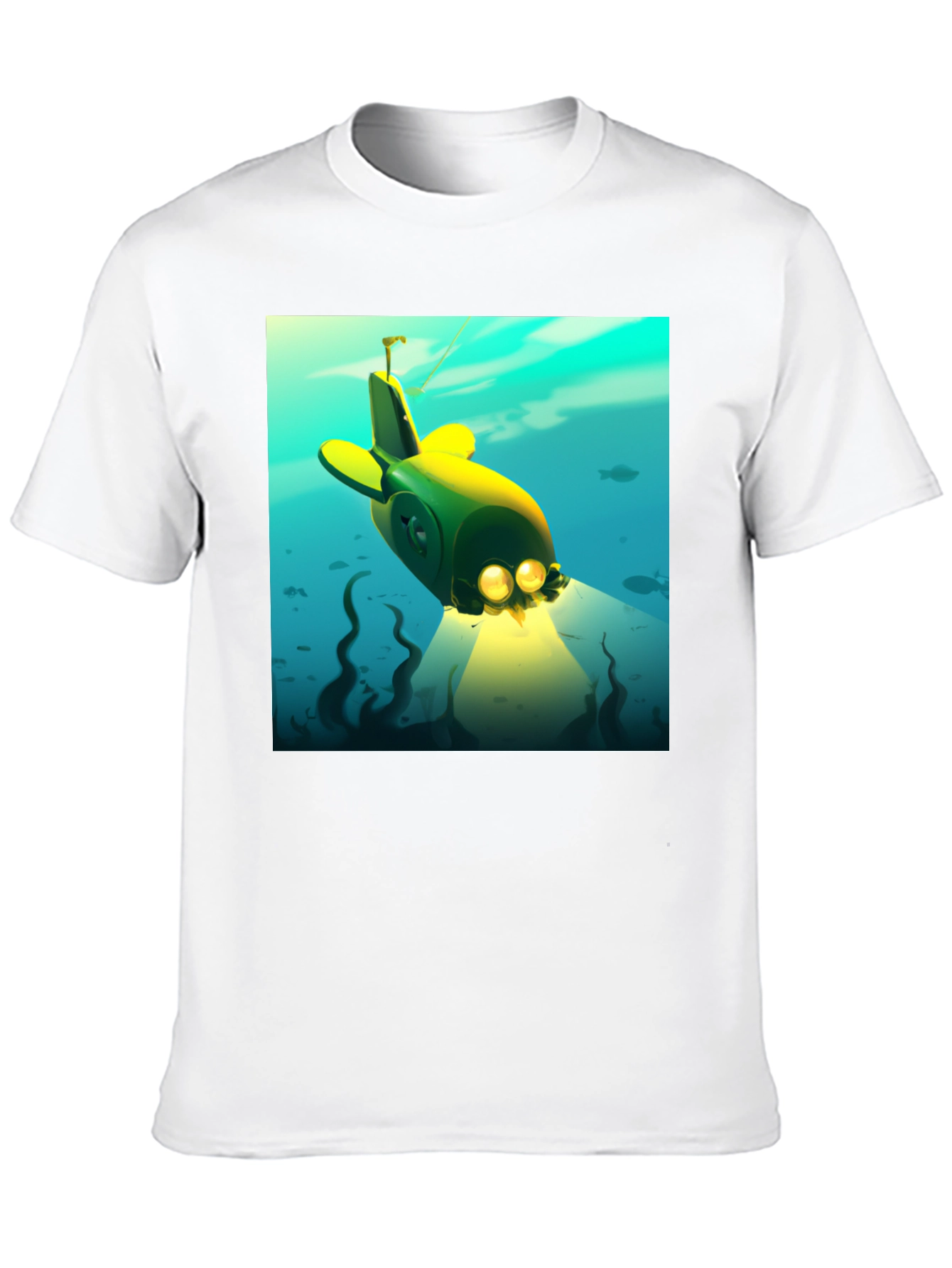 Cartoon Submarine Graphic Tee