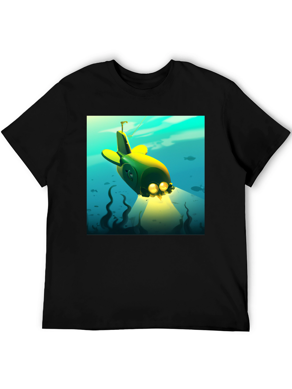 Cartoon Submarine Graphic Tee