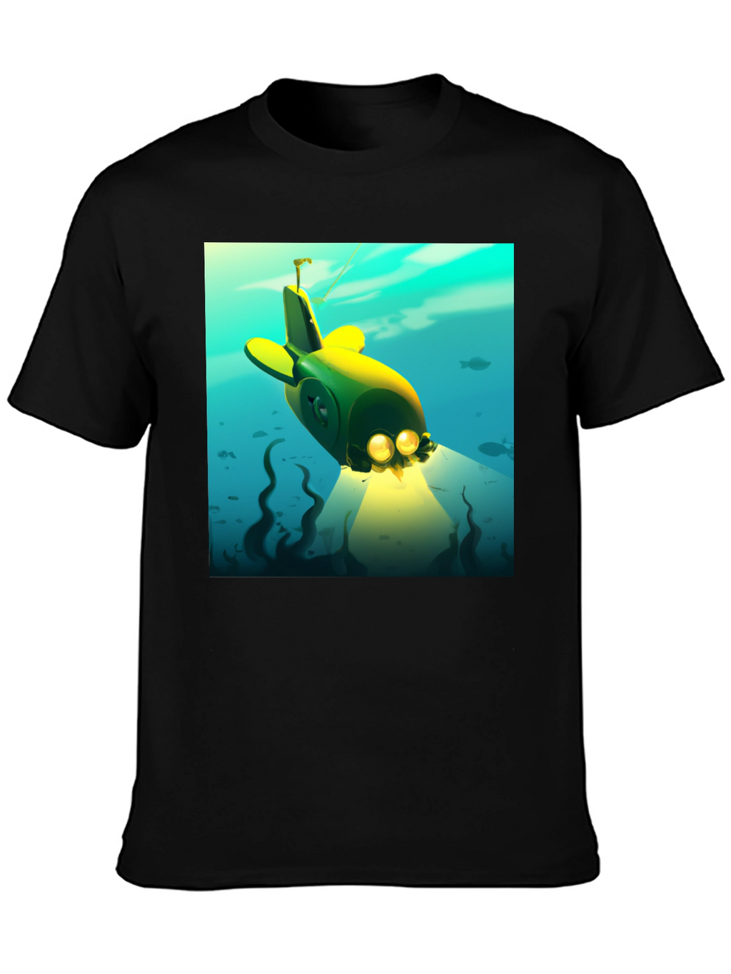 Cartoon Submarine Graphic Tee