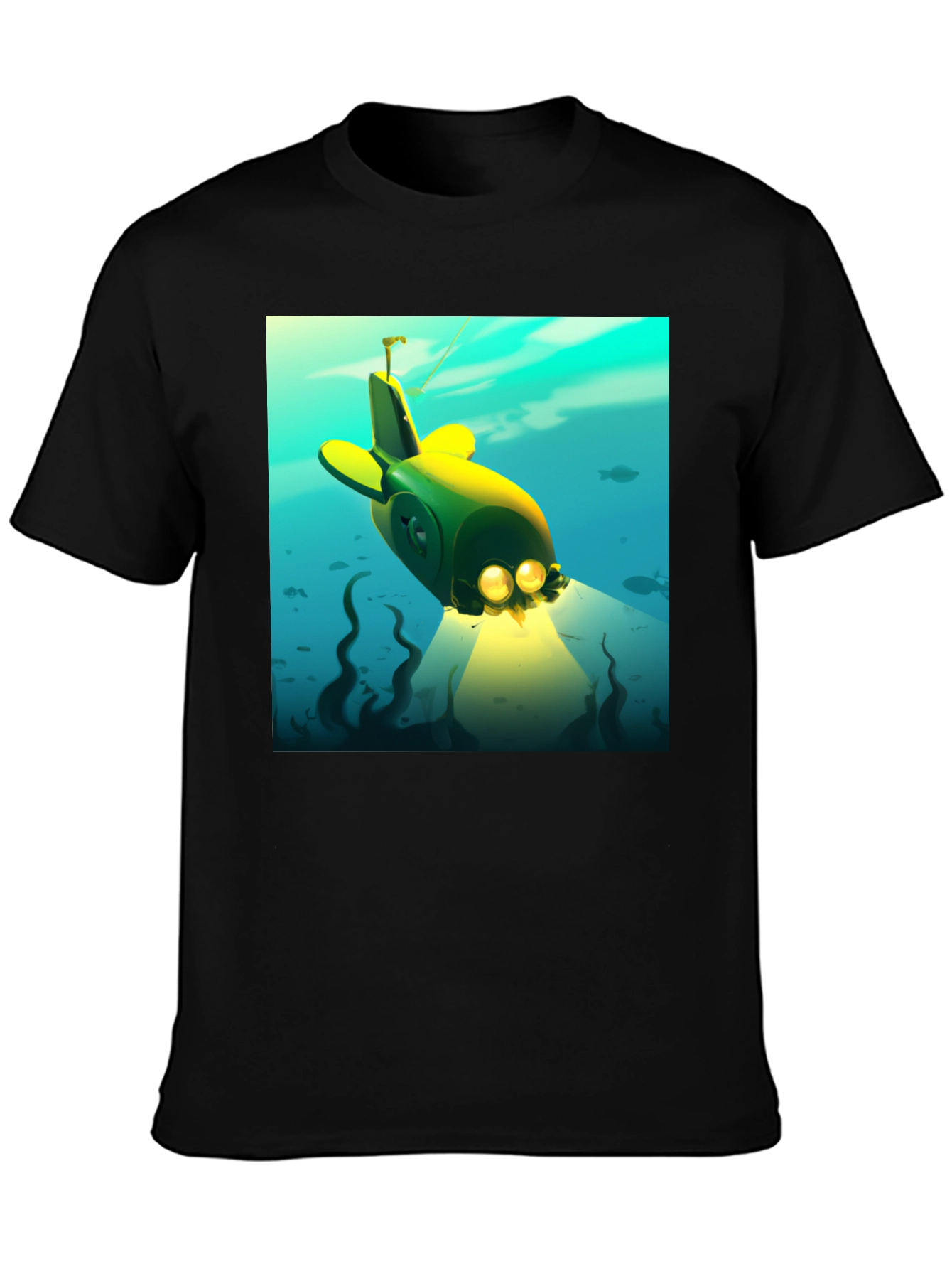 Cartoon Submarine Graphic Tee