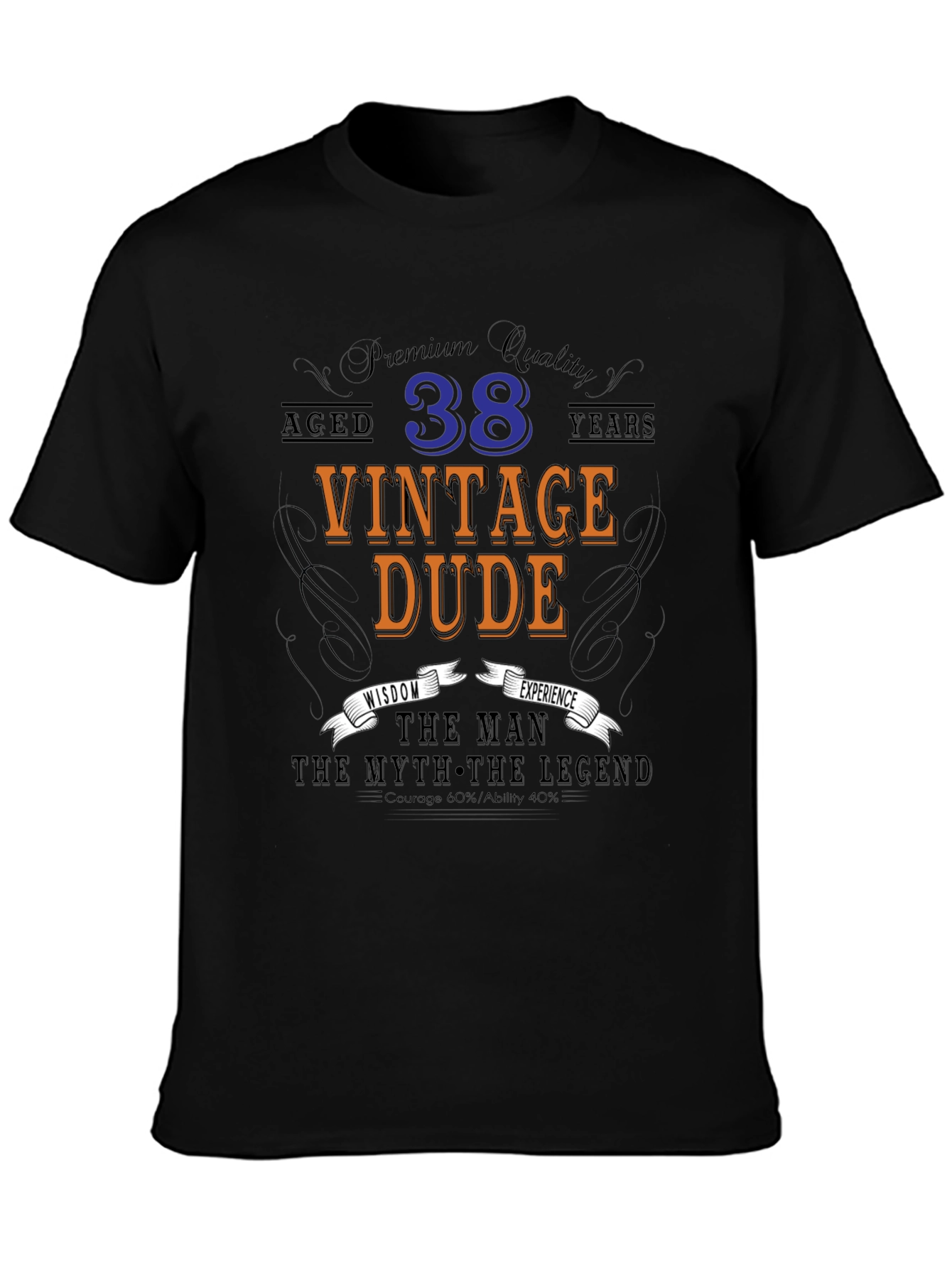 Vintage Dude 38th Birthday T-Shirt