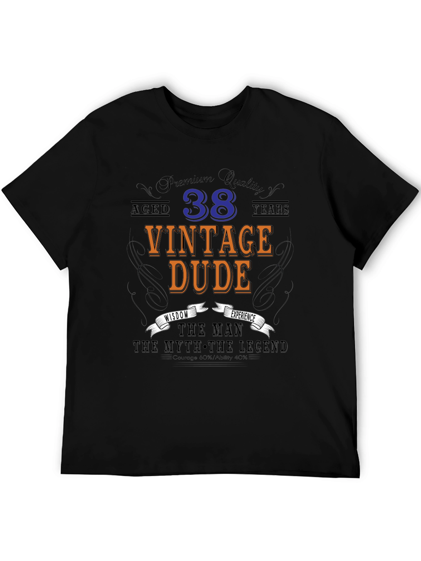 Vintage Dude 38th Birthday T-Shirt