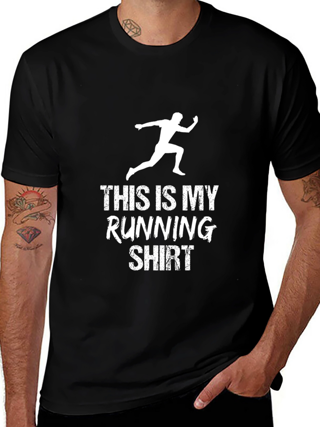 This Is My Running Shirt - Athlete Graphic Tee