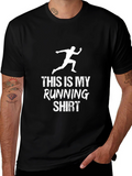 This Is My Running Shirt - Athlete Graphic Tee