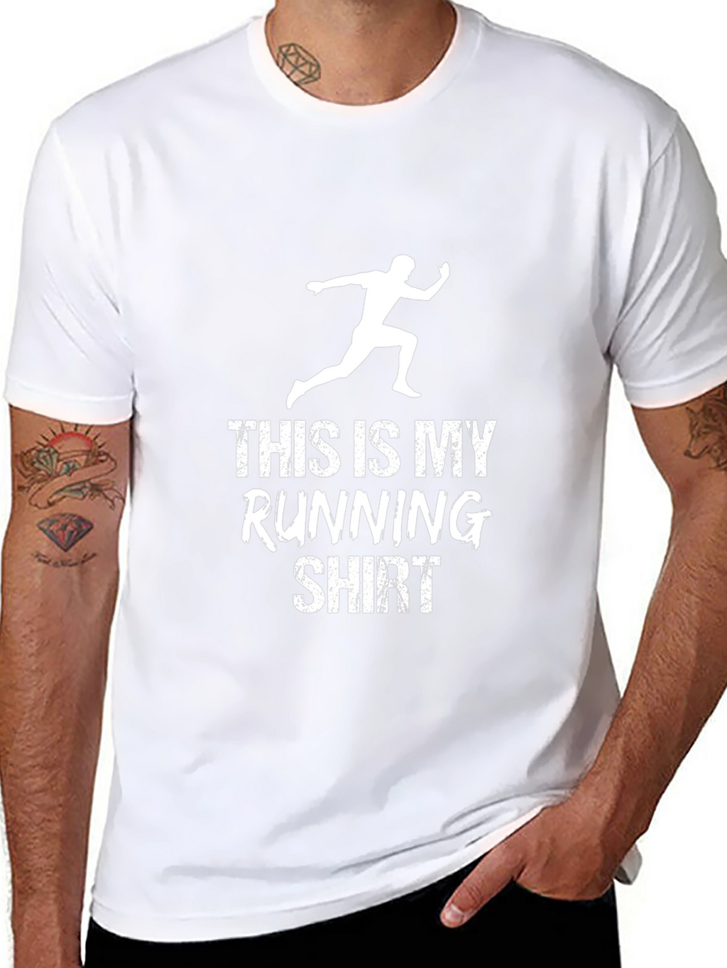 This Is My Running Shirt - Athlete Graphic Tee