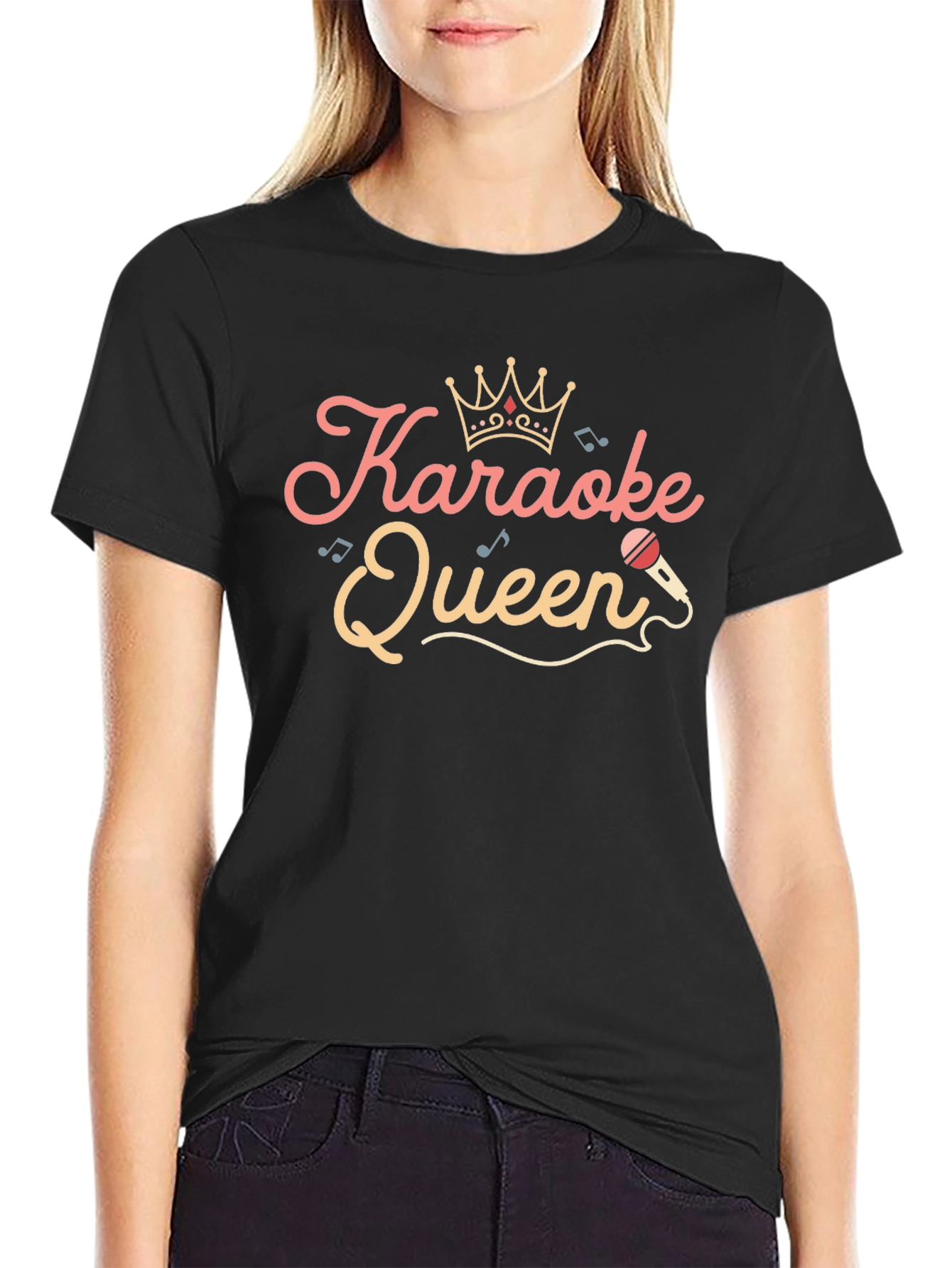 Karaoke Queen Graphic T-Shirt