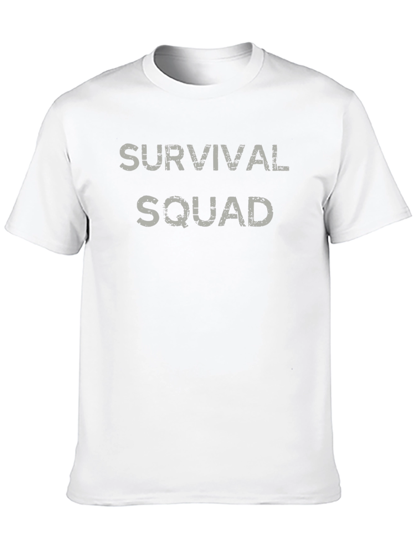 Survival Squad Graphic Tee - Black Cotton T-Shirt