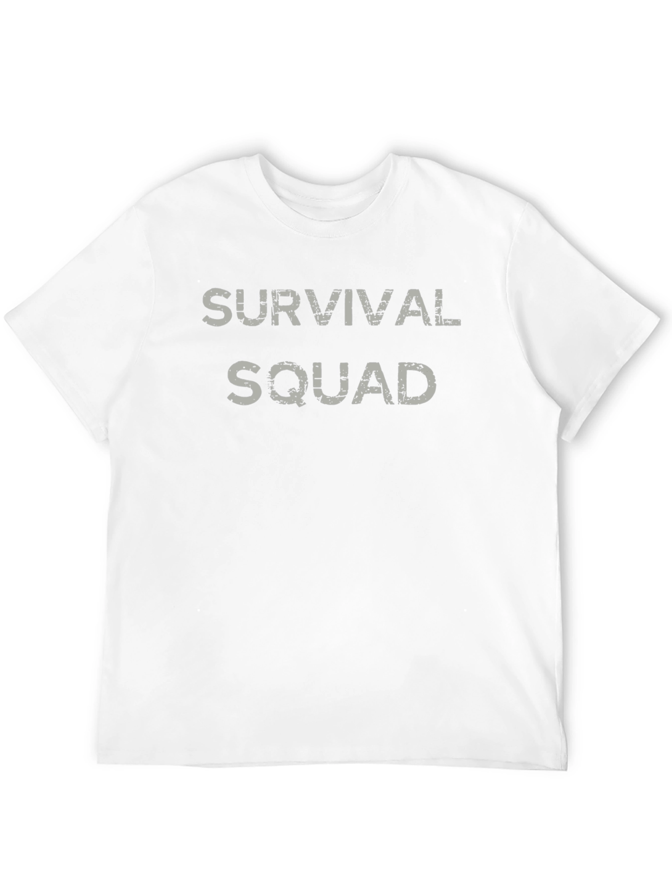 Survival Squad Graphic Tee - Black Cotton T-Shirt