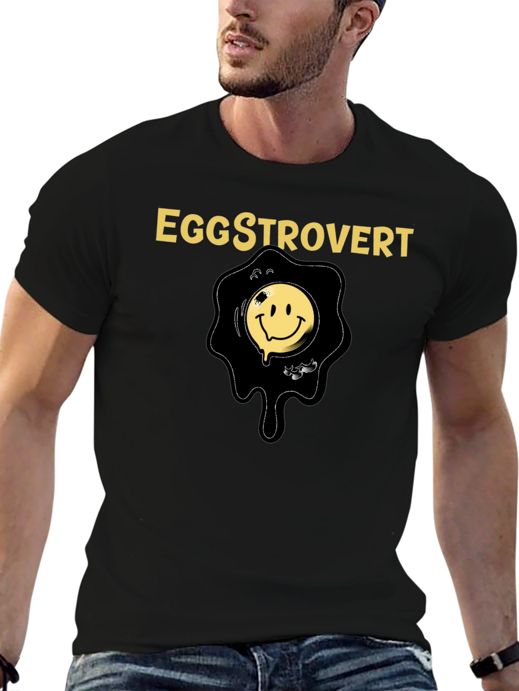 Eggstrovert T-Shirt - Humorous Graphic Tee