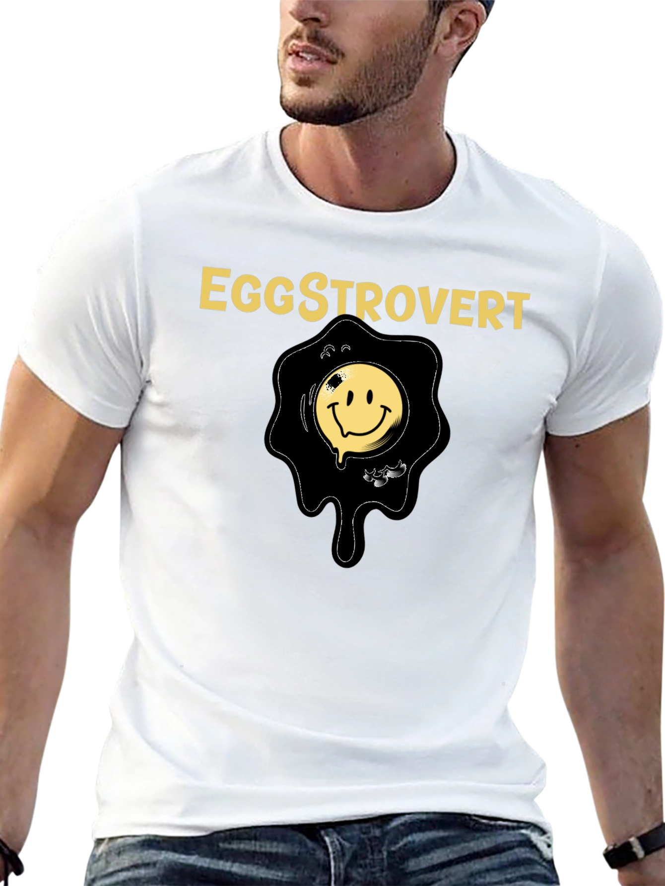 Eggstrovert T-Shirt - Humorous Graphic Tee