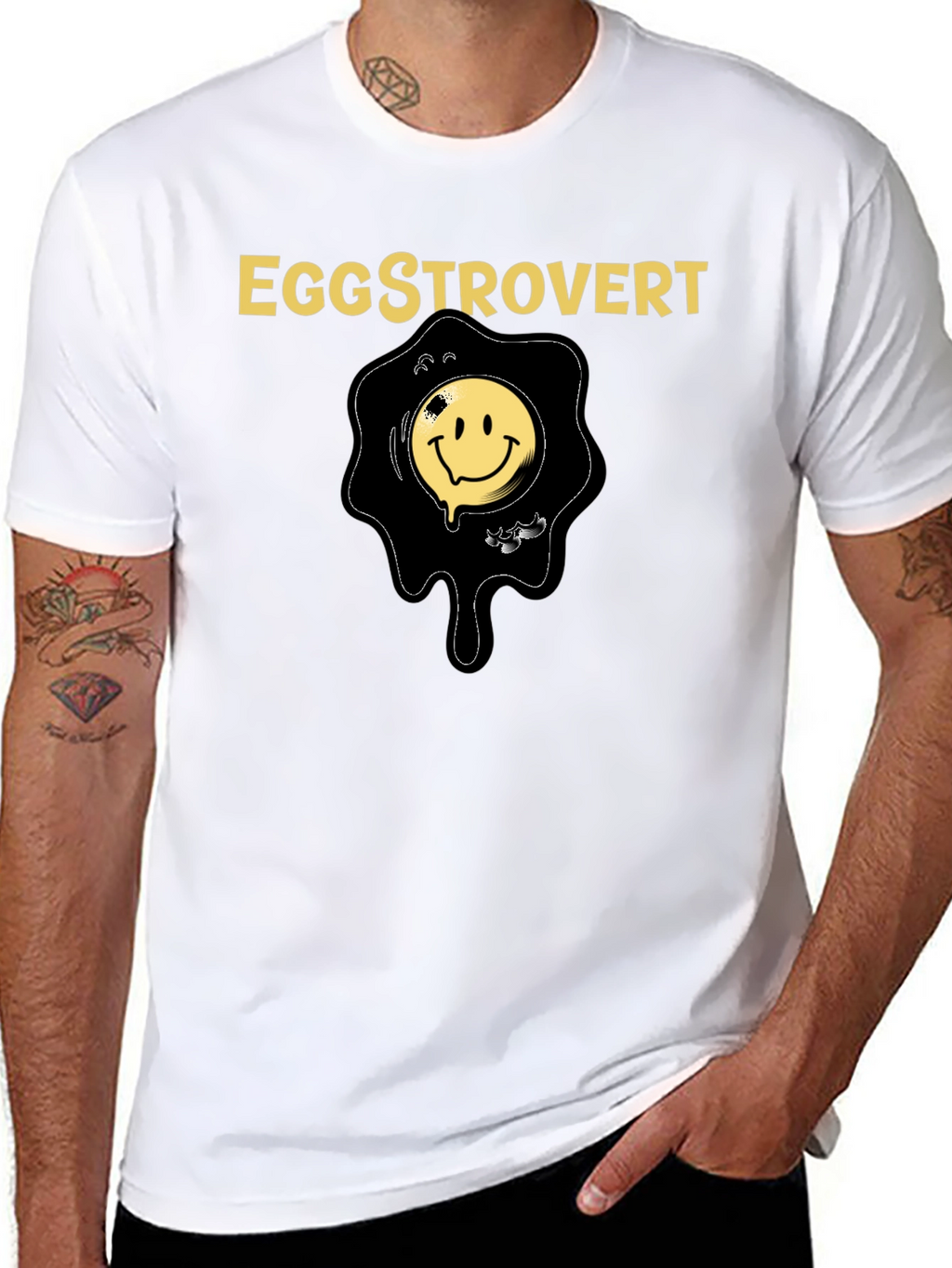 Eggstrovert T-Shirt - Humorous Graphic Tee