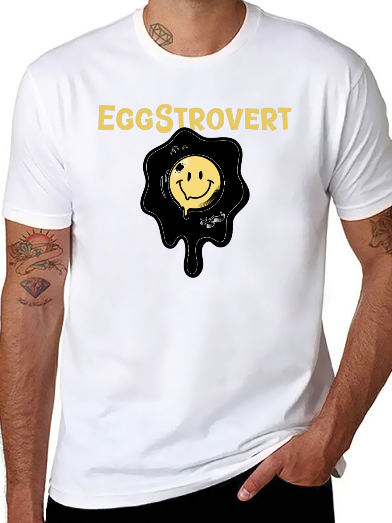 Eggstrovert T-Shirt - Humorous Graphic Tee