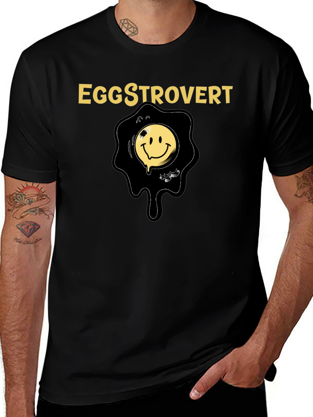 Eggstrovert T-Shirt - Humorous Graphic Tee