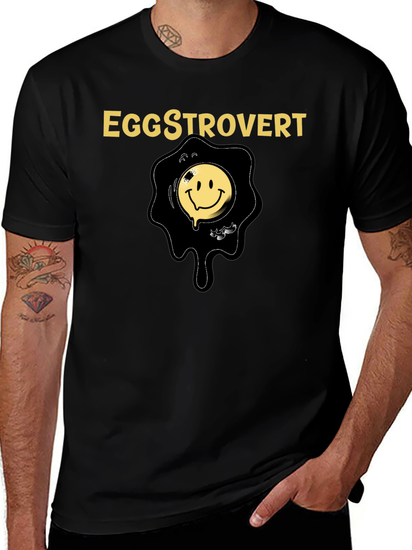 Eggstrovert T-Shirt - Humorous Graphic Tee