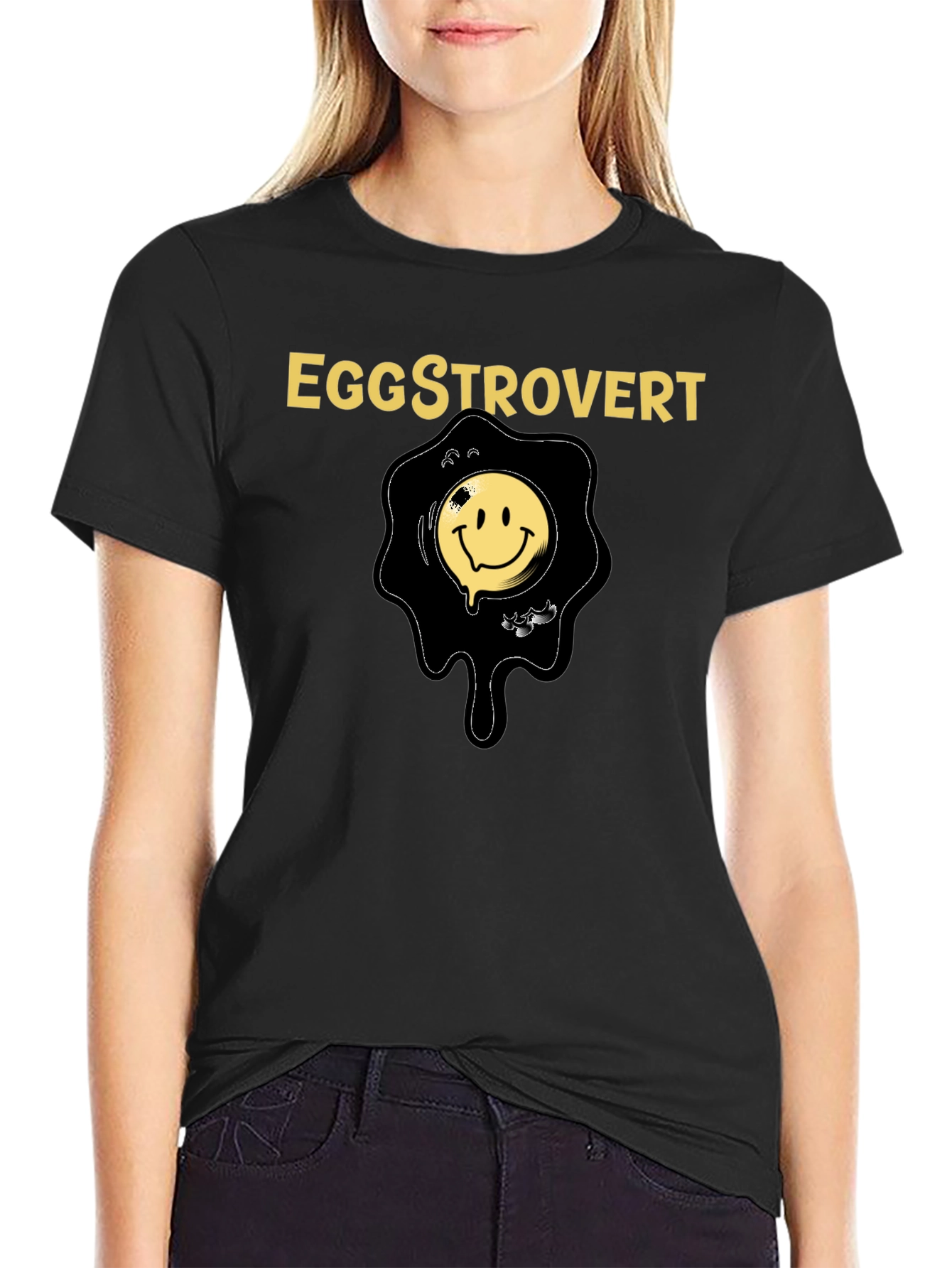 Eggstrovert T-Shirt - Humorous Graphic Tee