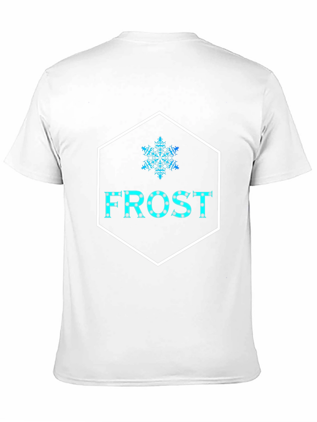 Frost Snowflake Graphic Black T-Shirt