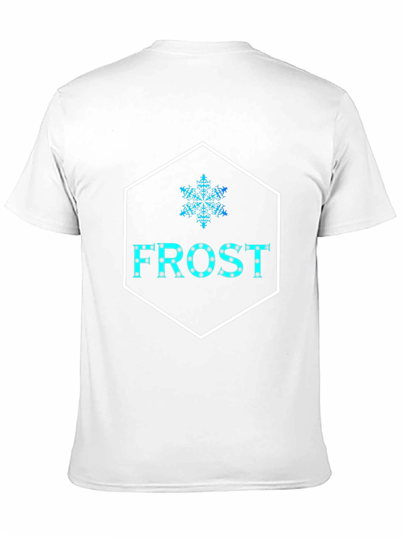 Frost Snowflake Graphic Black T-Shirt