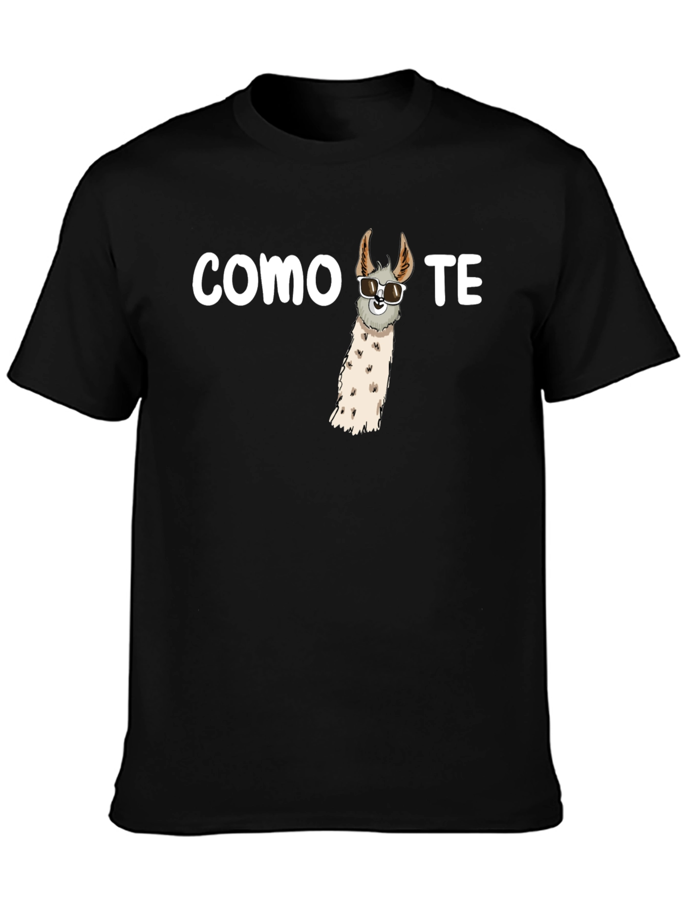 Cool Llama Tee - Como Te Llama Funny Graphic T-Shirt