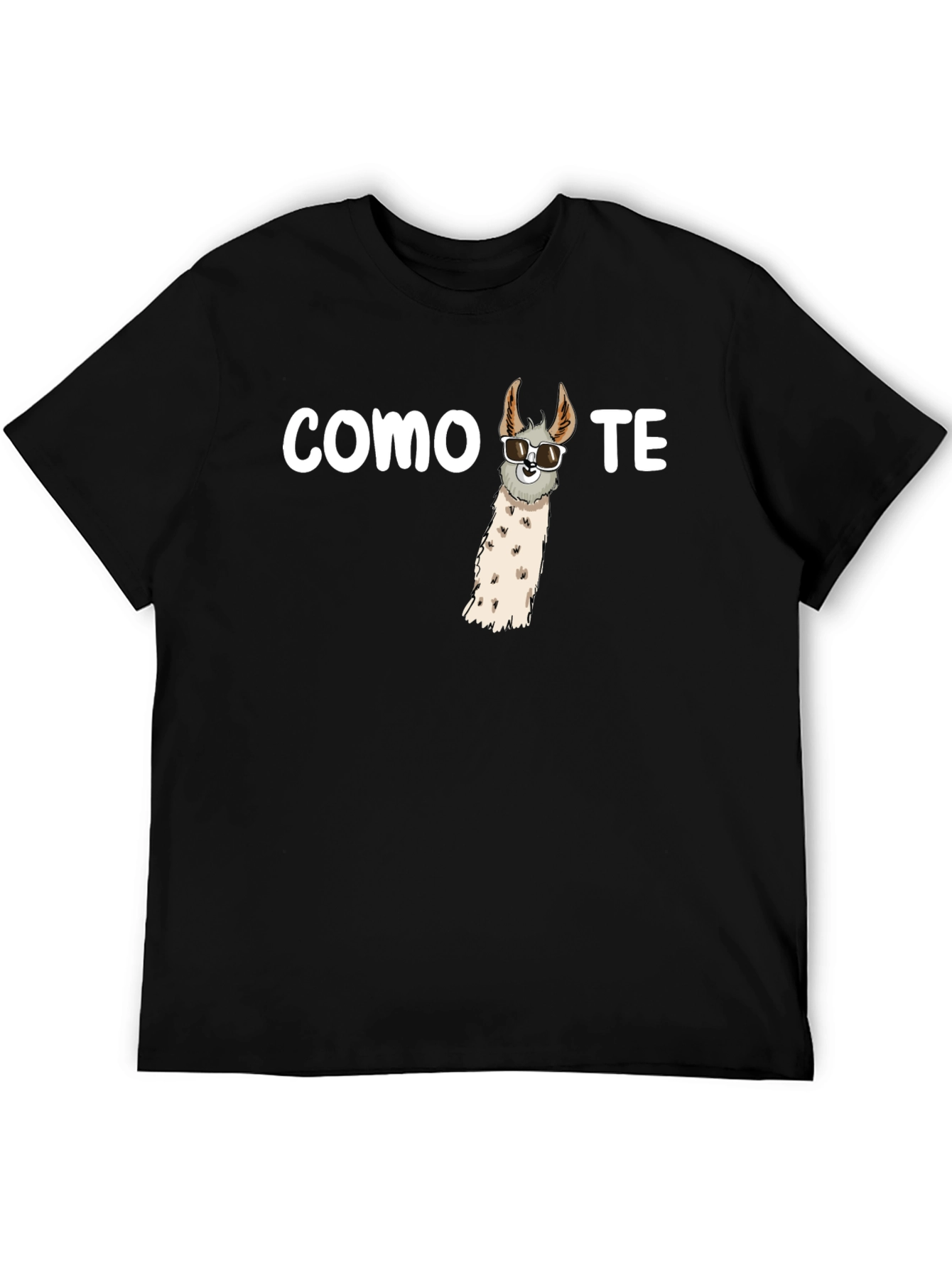 Cool Llama Tee - Como Te Llama Funny Graphic T-Shirt