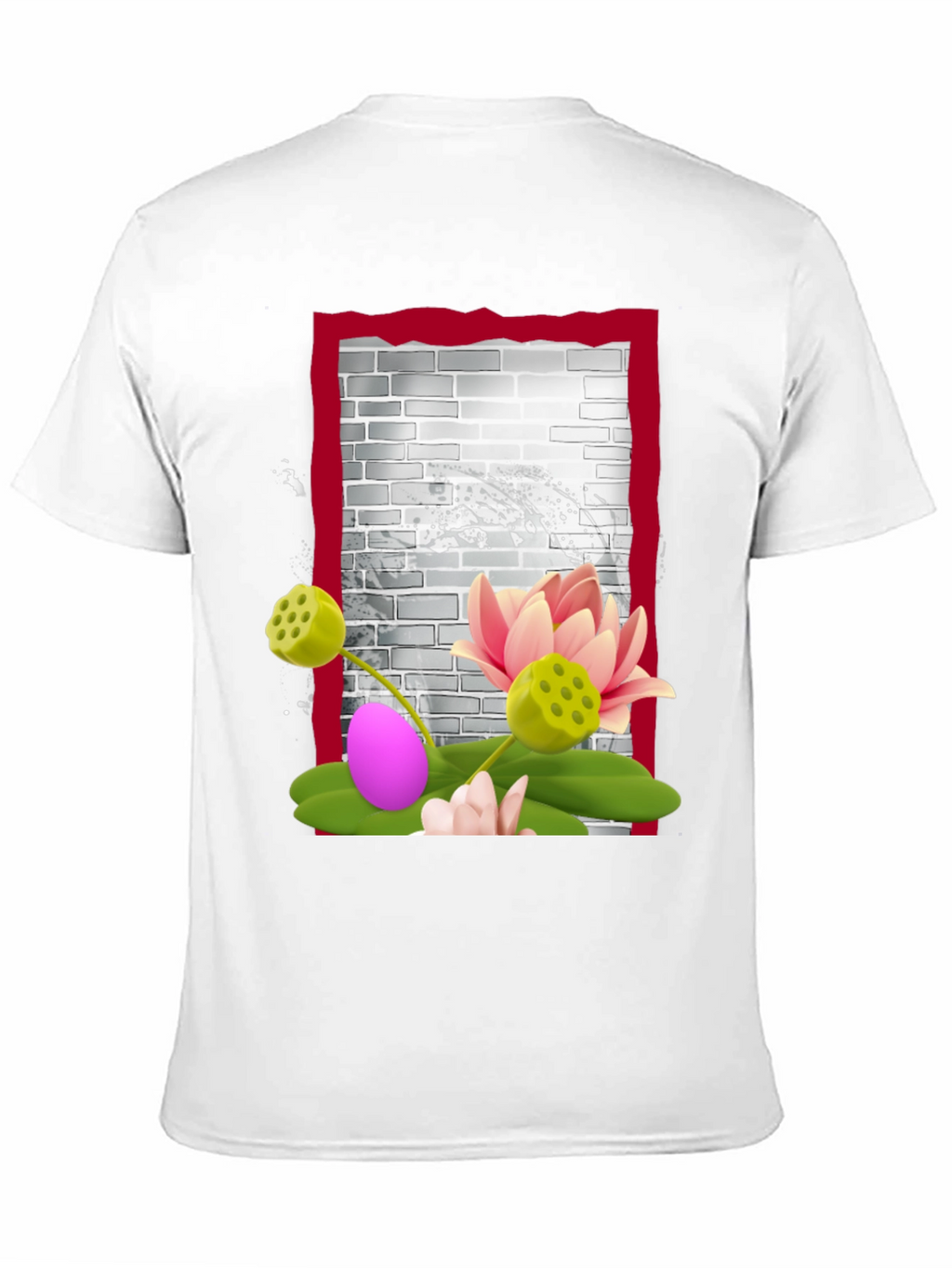 Lotus Graphic Tee - Artistic Design Soft Fabric