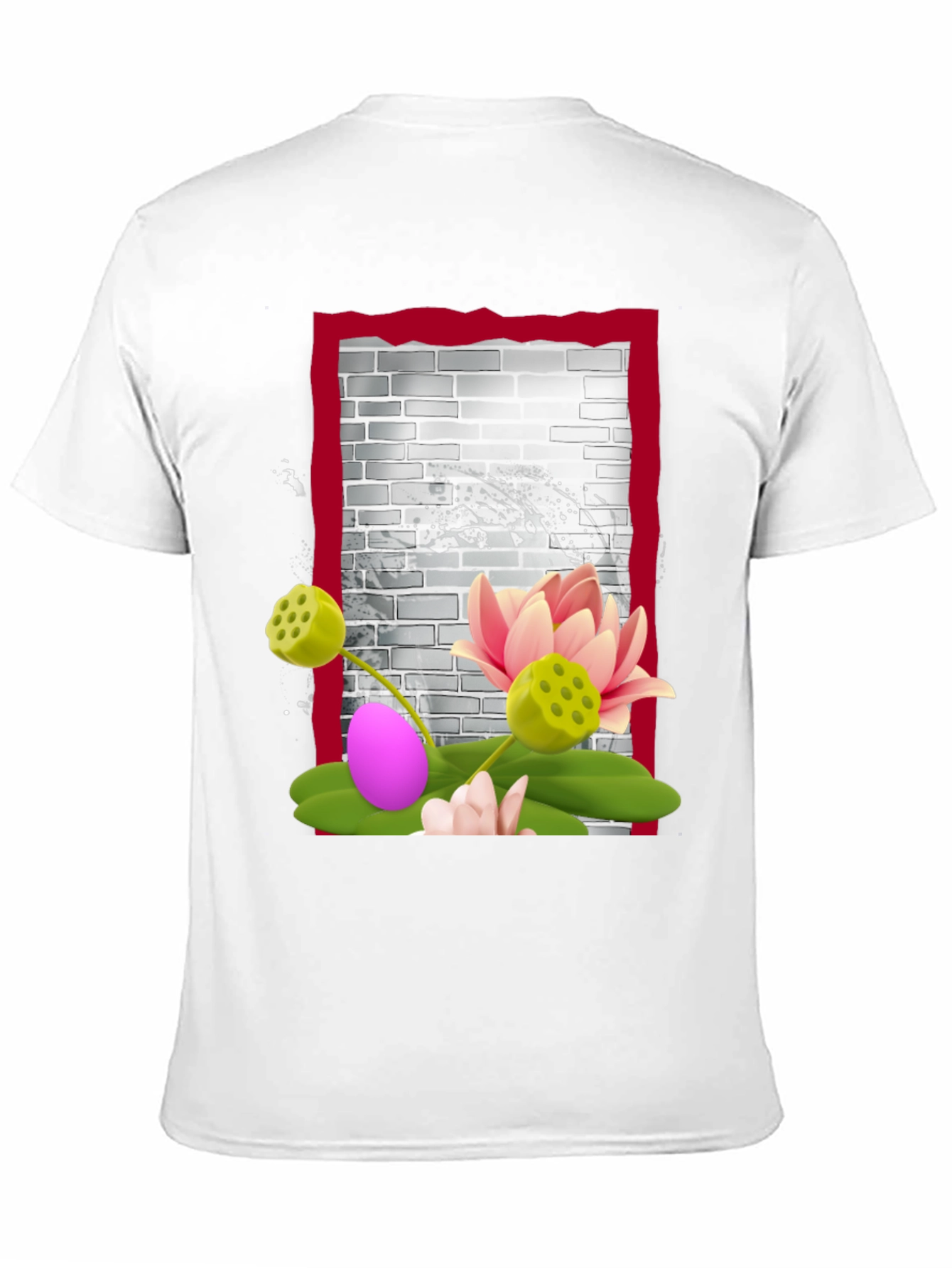 Lotus Graphic Tee - Artistic Design Soft Fabric