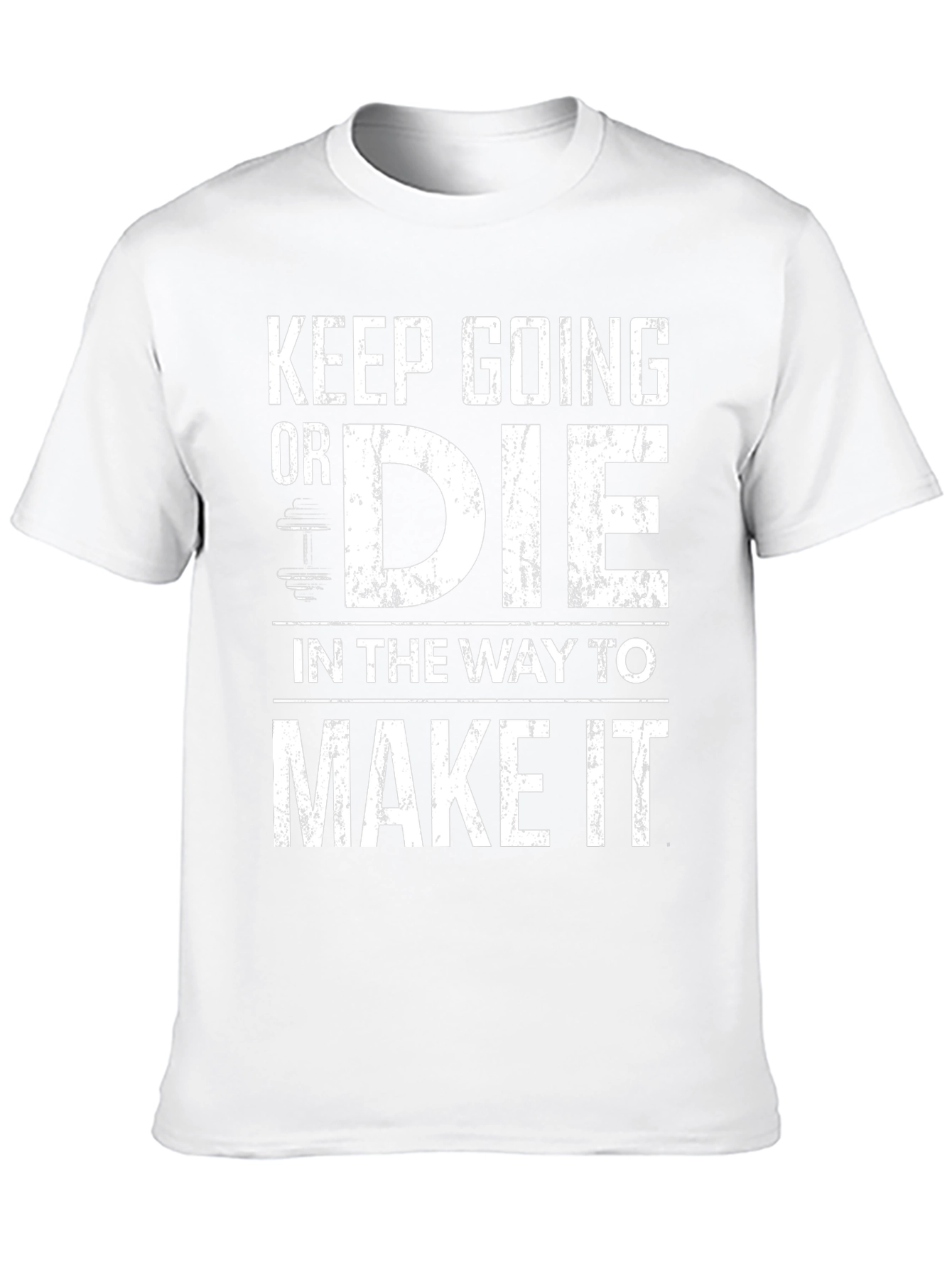 Keep Going Motivational Black T-Shirt