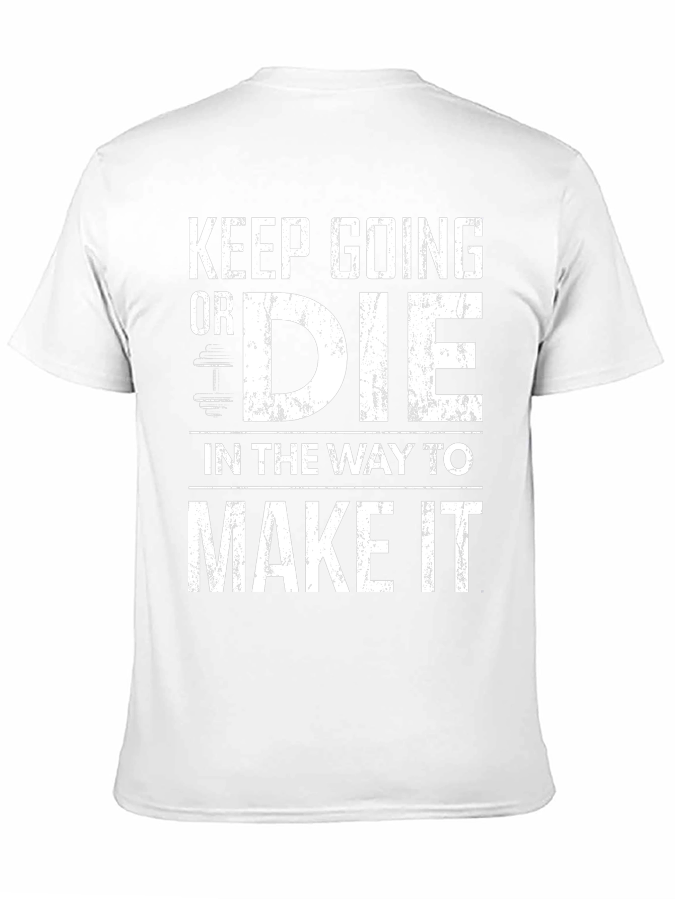 Keep Going Motivational Black T-Shirt