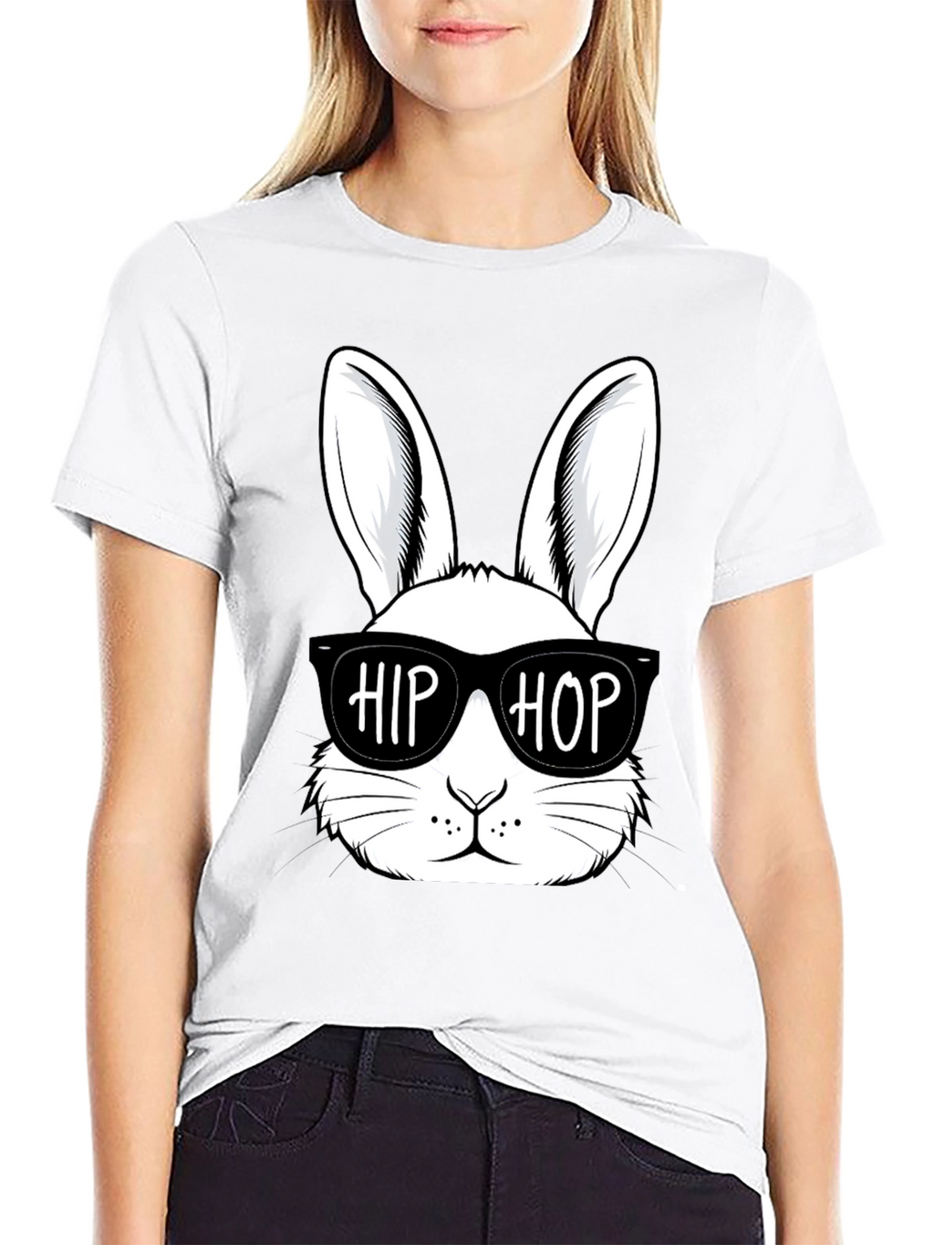 Hip Hop Bunny T-Shirt - Stylish Easter Apparel