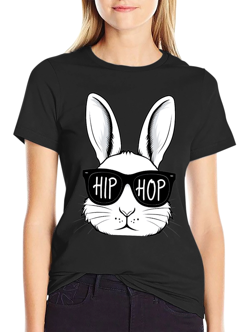 Hip Hop Bunny T-Shirt - Stylish Easter Apparel