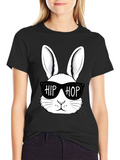 Hip Hop Bunny T-Shirt - Stylish Easter Apparel